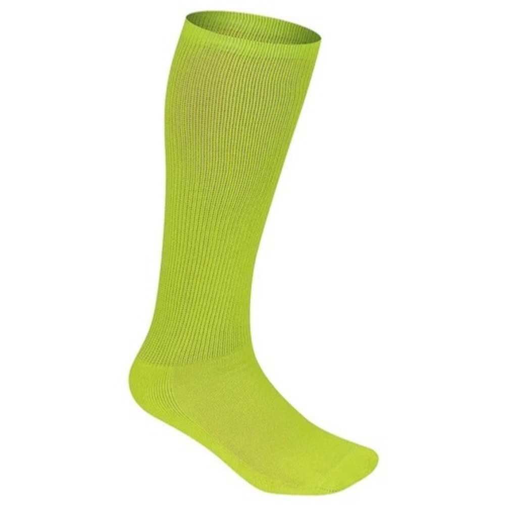 EcoSox Premier Soccer Socks - 2 Pack, Neon Green, Size 9-11